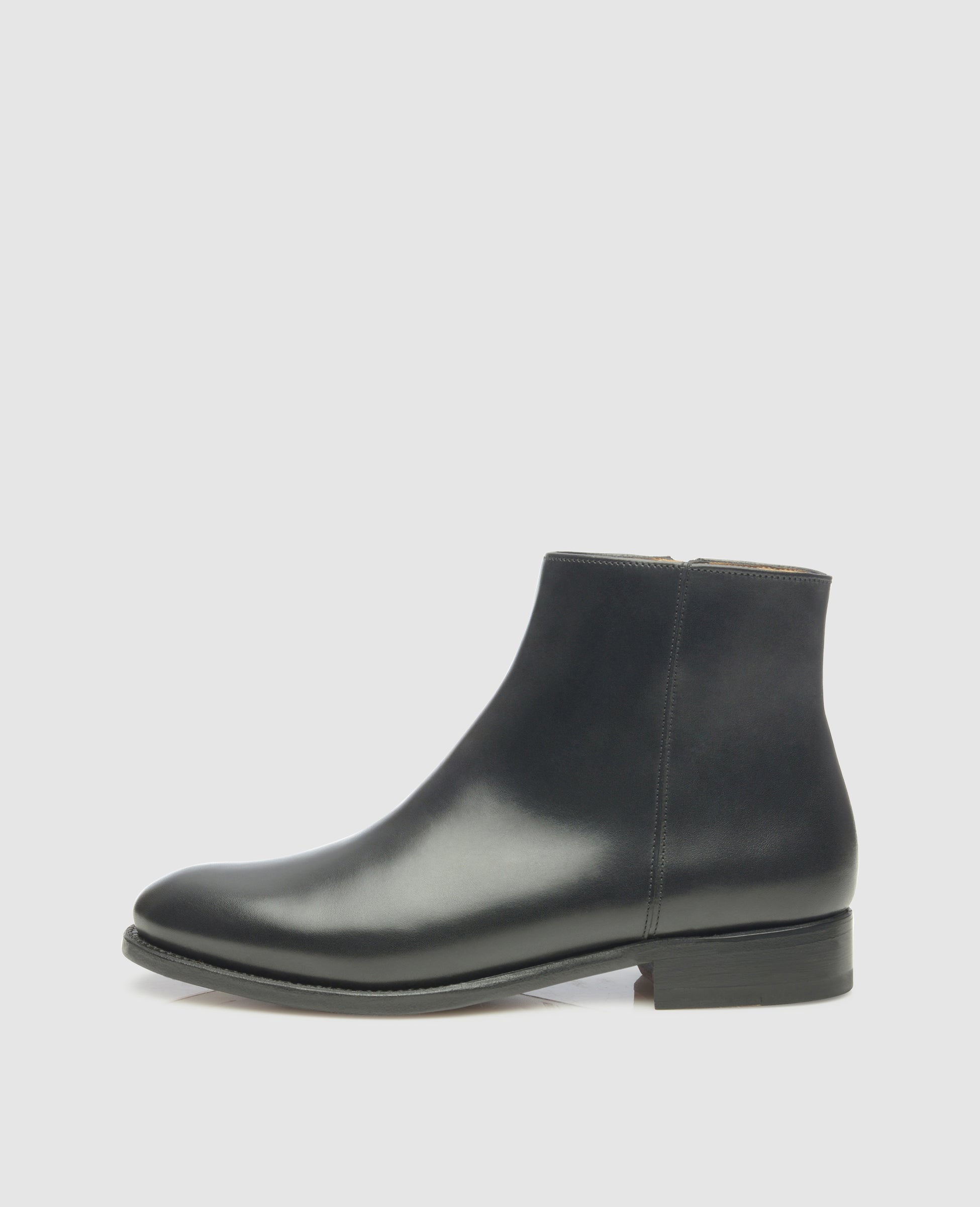 Rahmengenähte Stiefelette für Damen in Schwarz Shoepassion