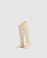 FALKE Family Damen Kniestrümpfe - sand mel.