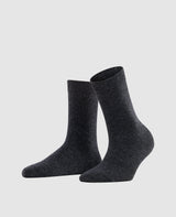 FALKE Cosy Wool Damen Socken - anthra.mel