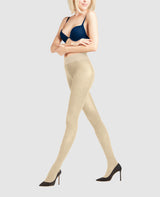 FALKE Family Damen Strumpfhose - sand mel.