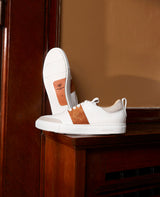 Turin Tennis Sneaker NP - Weiß/Rotbraun