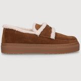 SHEARLING LOAFER - Brown