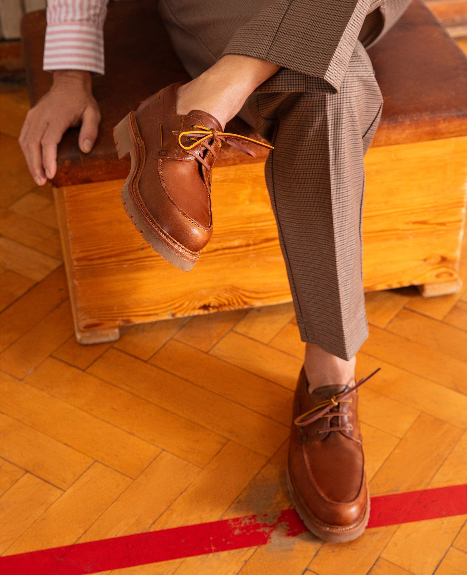 Miami Plain MA Bootsschuh in Amber - Heinrich Dinkelacker