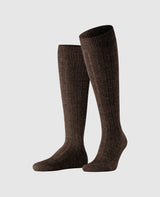 FALKE Teppich im Schuh Herren Kniestrümpfe - dark brown
