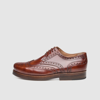 Brogues Herrenschuhe mit Lochverzierung