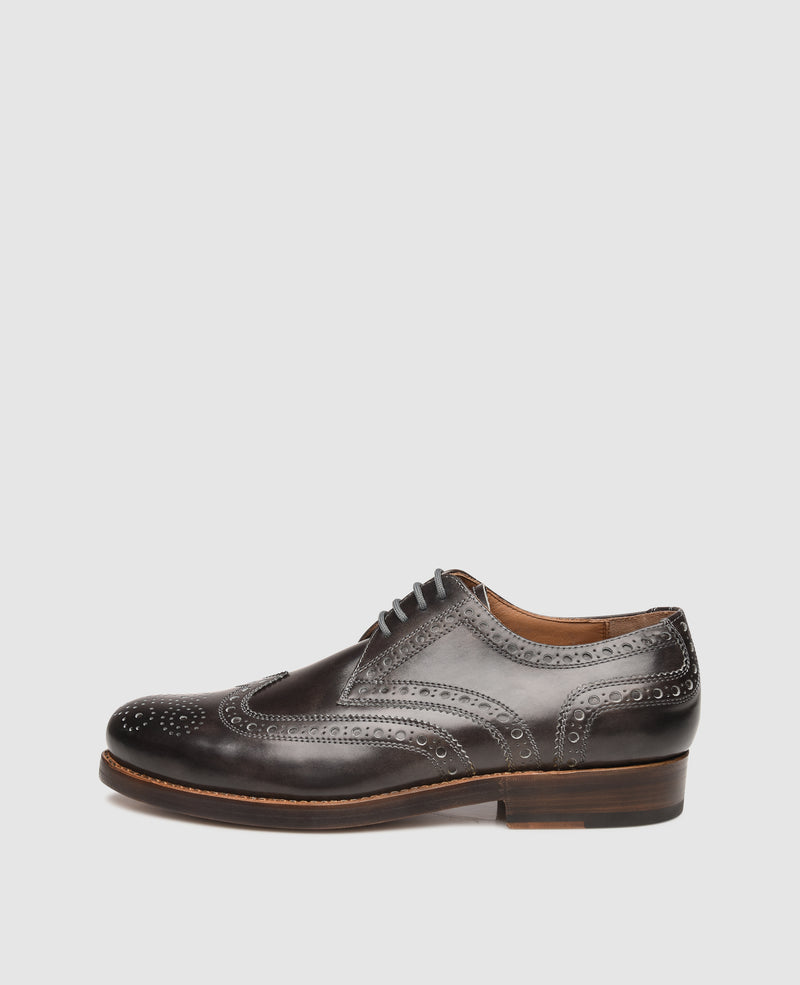 Shoepassion Heinrich Dinkelacker | Einzigartiger Full-Brogue Derby aus Toscana Calf Shoepassion