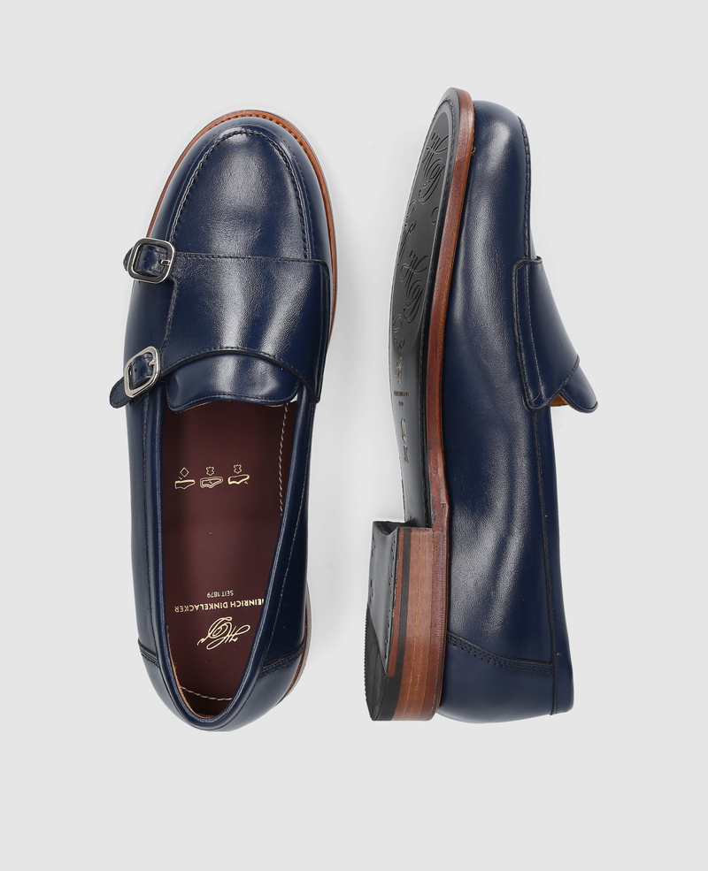 Double monk Loafer - Blau
