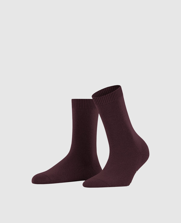 FALKE Cosy Wool Damen Socken - barolo