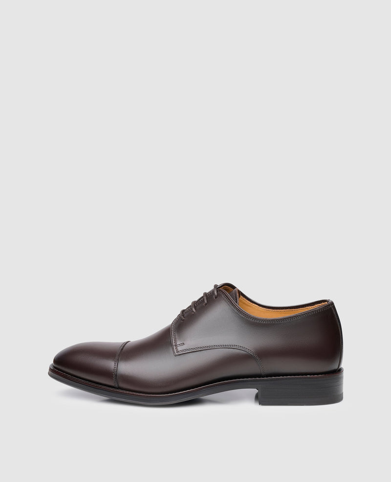 Shoepassion Handgefertigter Captoe Derby Herrenschuh Comfort Line Shoepassion