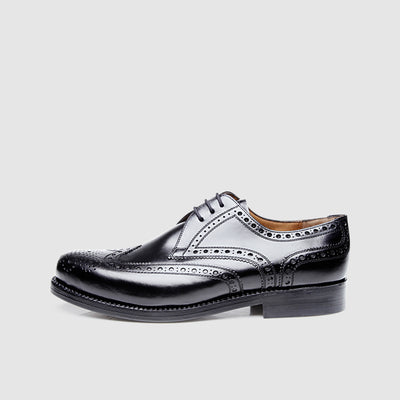 Brogues Herrenschuhe mit Lochverzierung
