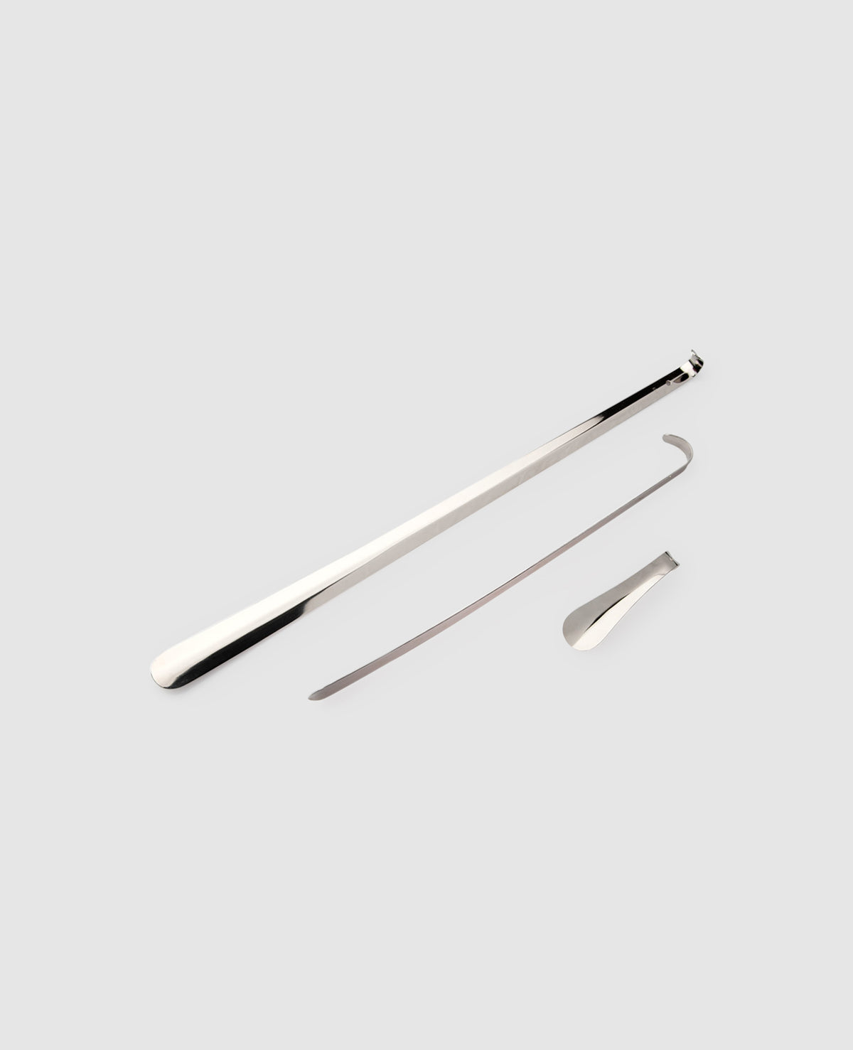 Kaps Edelstahl Schuhlöffel – Verchromt, Mit Haken, In 15 Cm Kurz Oder 42 Cm Lang