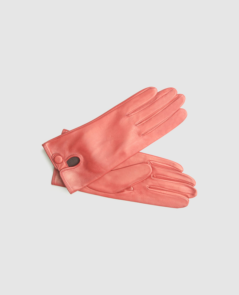 Handschuhe mit Druckknopf - Bordeaux