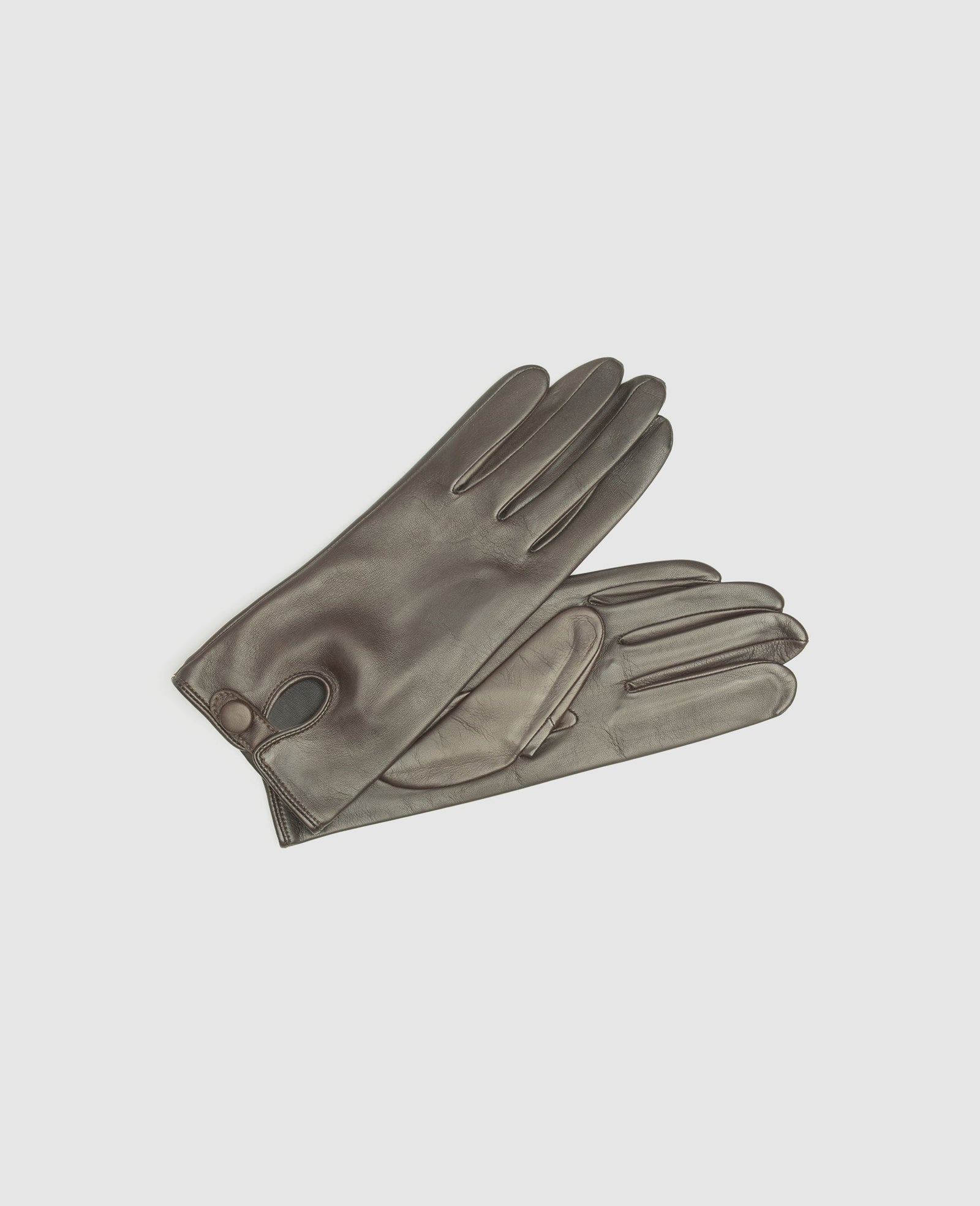 Damen-Lederhandschuhe mit Druckknopf – SHOEPASSION.com