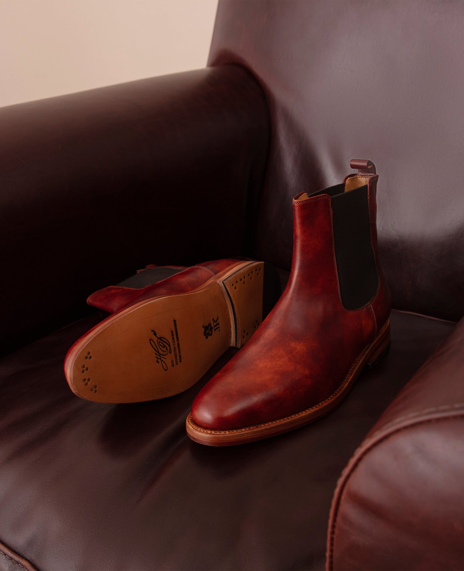 Rahmengenähte Chelsea Boots für Herren Heinrich Dinkelacker