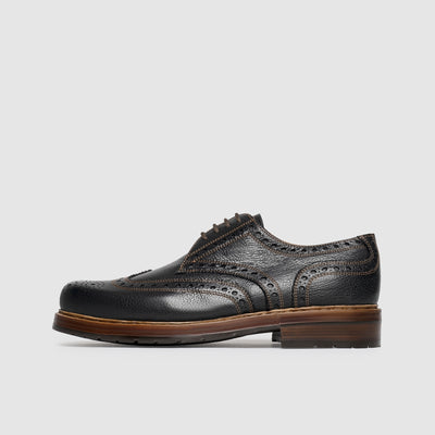 Brogues Herrenschuhe mit Lochverzierung