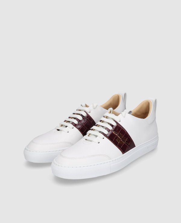 Turin Tennis Sneaker NP - Weiß/Bordo