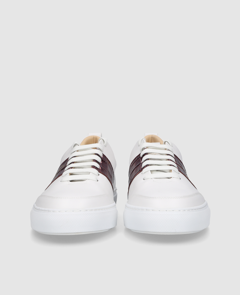 Turin Tennis Sneaker NP - Weiß/Bordo