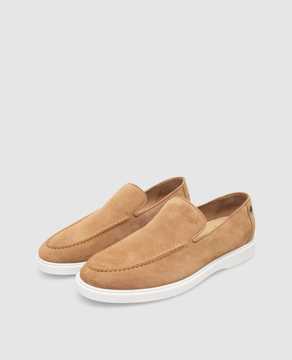 Genua Plain Loafer V - Hellbraun