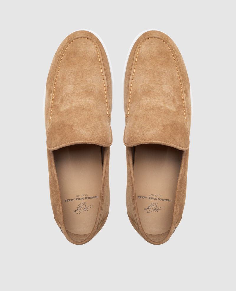 Genua Plain Loafer V - Hellbraun