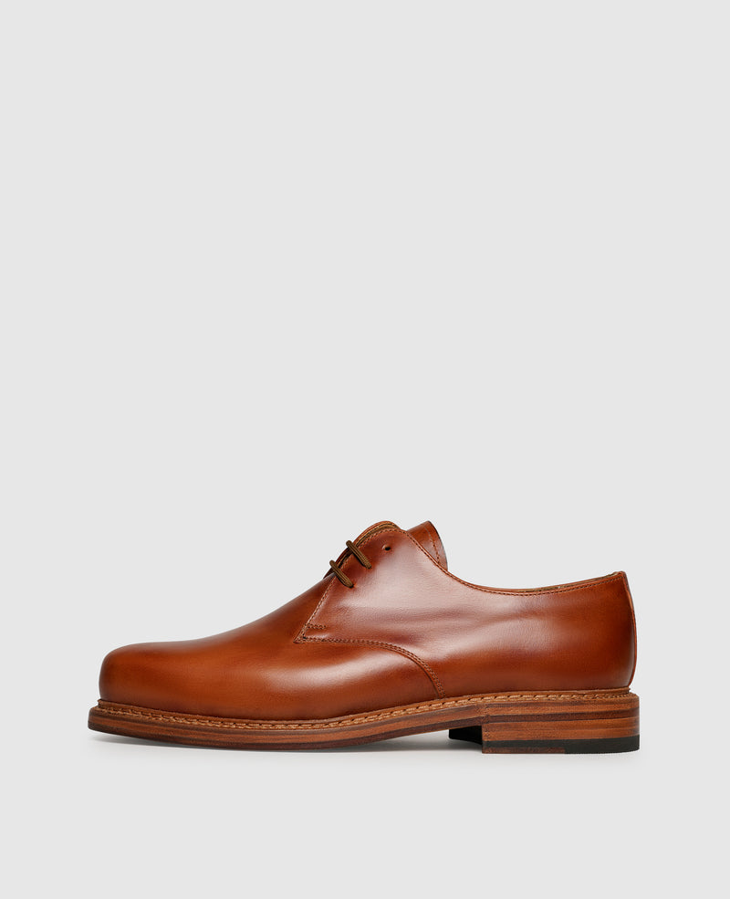 Shoepassion Buda Plain MA Derby in Amber - Heinrich Dinkelacker Shoepassion
