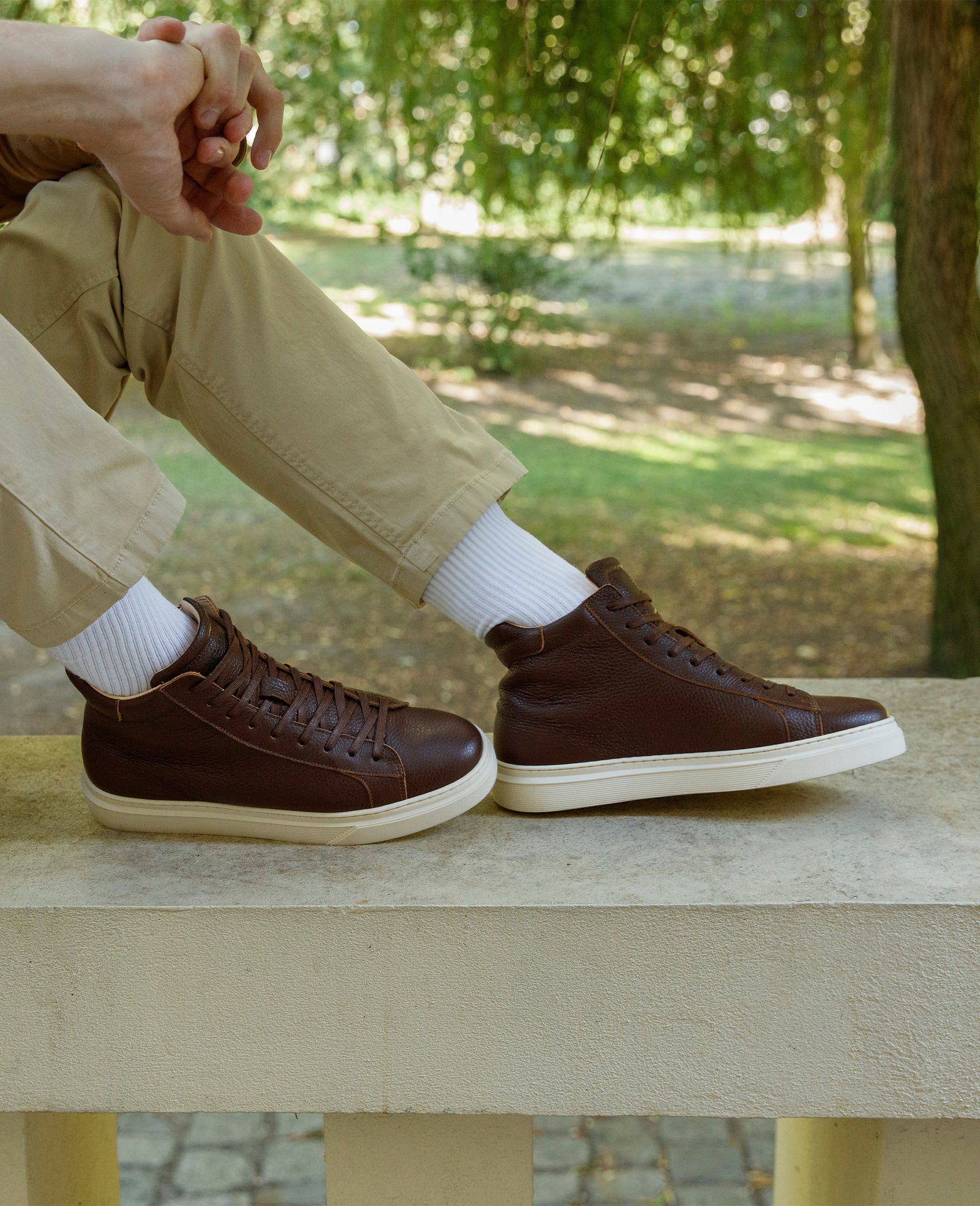 Travis MTS Sneaker in Dunkelbraun Henry Stevens Shoepassion