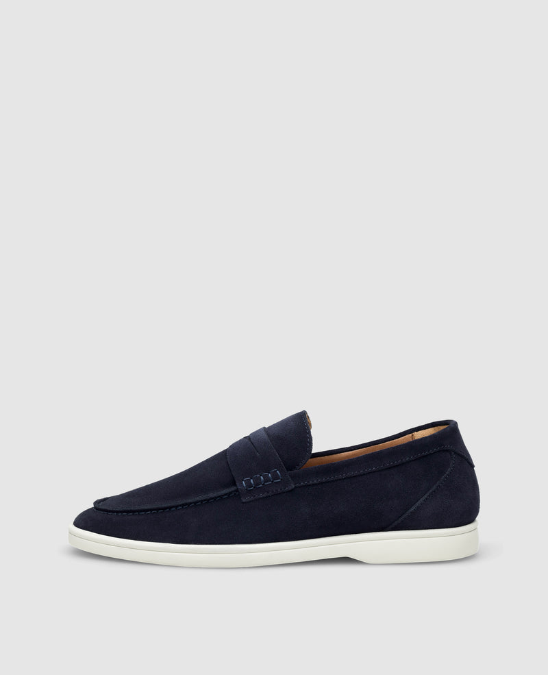 Shoepassion Elia-PL Loafer in Navy - Henry Stevens Shoepassion