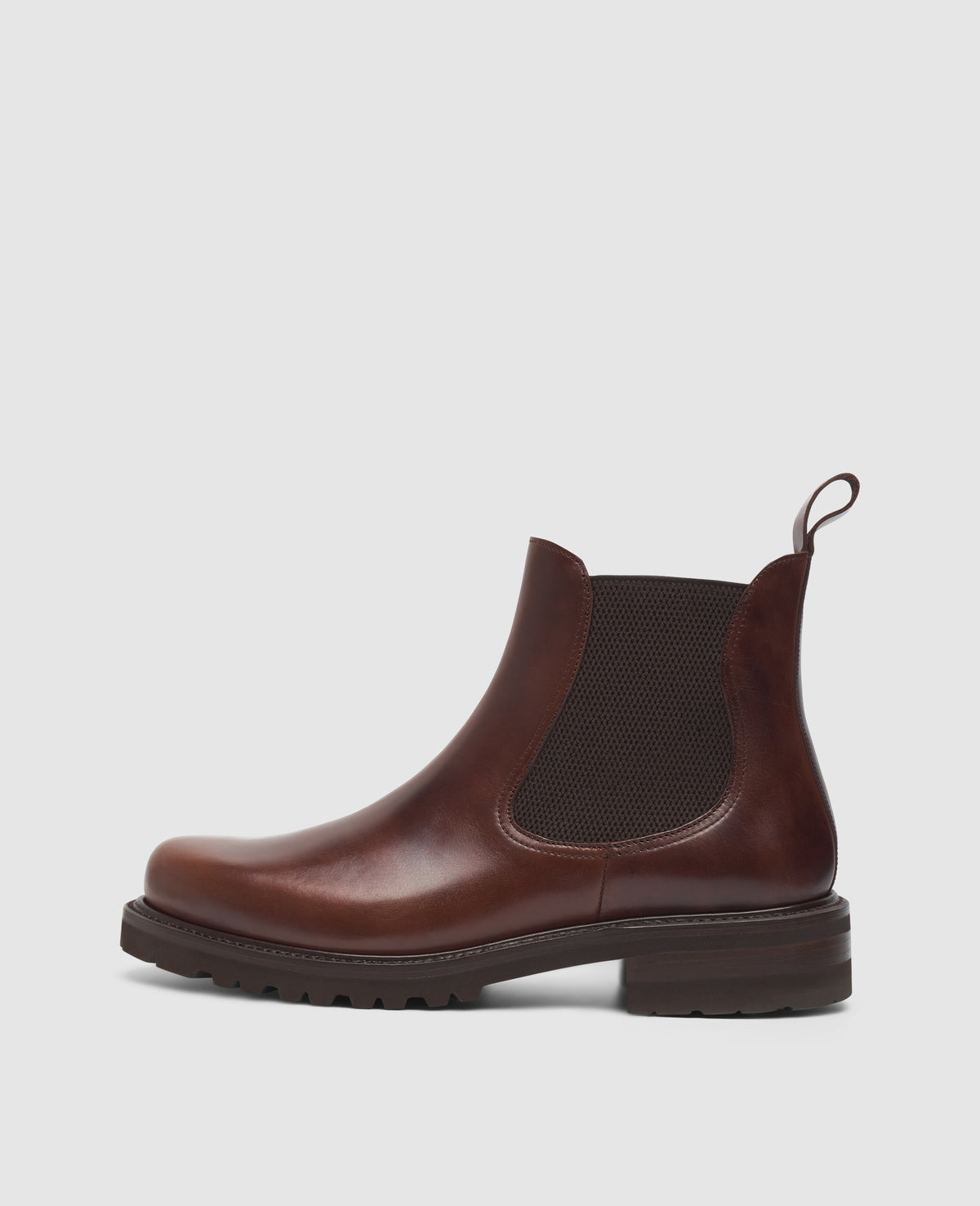 Grafters Chelsea-Sicherheitsstiefel Für Herren - Braunes Leder, Stahlkappe, Wasserfest & Hitzebeständig