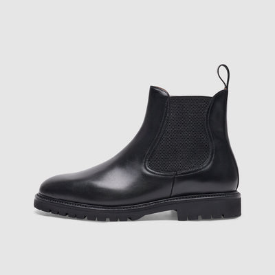 Schwarze Herren-Stiefeletten