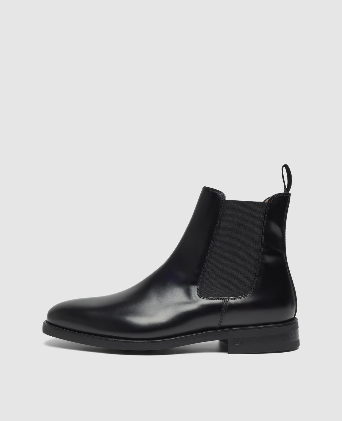 Handgefertigte Schwarze Biker-Stiefel Aus Echtleder Für Herren – Mit Schnalle Und Cap Toe