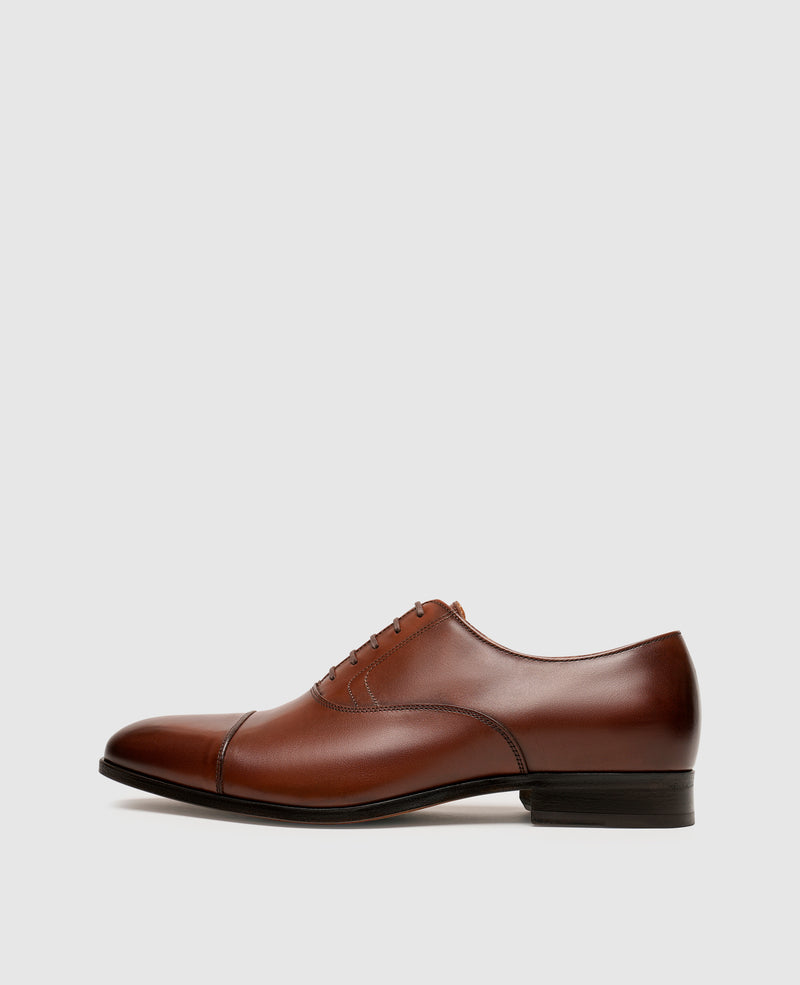Shoepassion Klassische Captoe Oxford Herrenschuhe aus edlem Glattleder Shoepassion