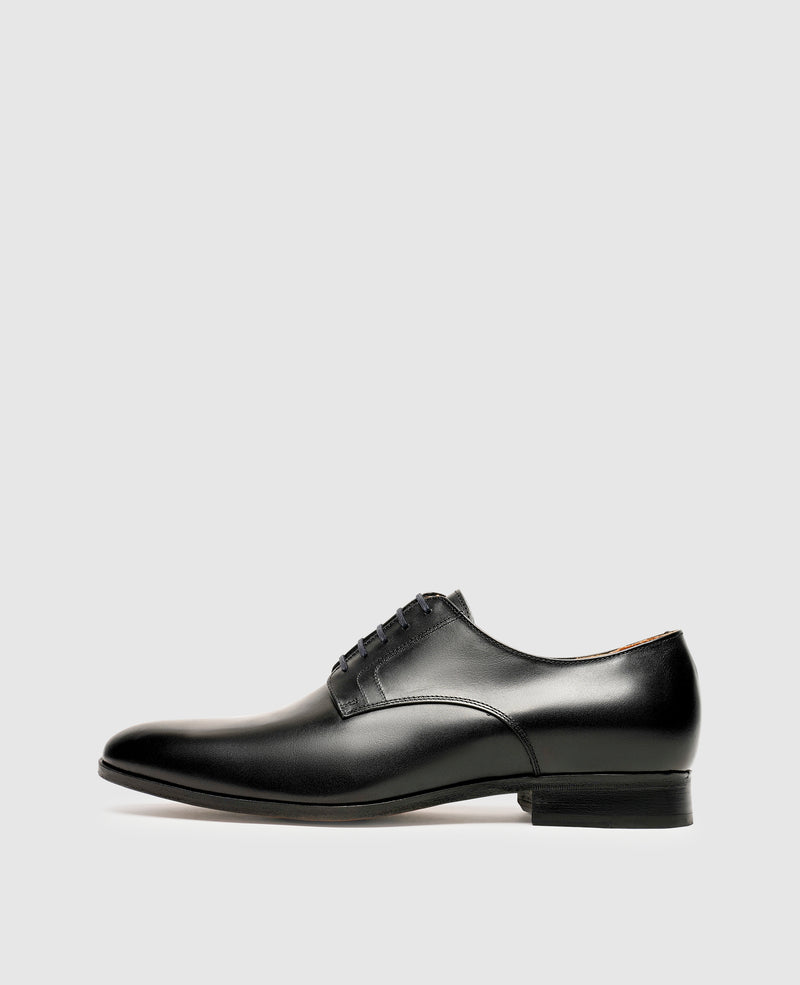 Shoepassion Elegante Plain Derby Herrenschuhe aus feinstem Glattleder Shoepassion