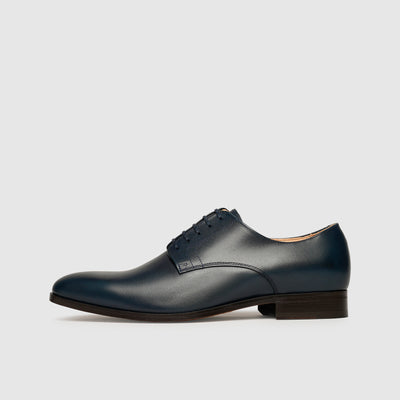 Blue Stitched Herrenschuhe