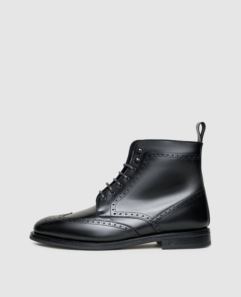 Shoepassion Gefütterte Winter-Boots für Herren aus Glattleder Henry Stevens Shoepassion