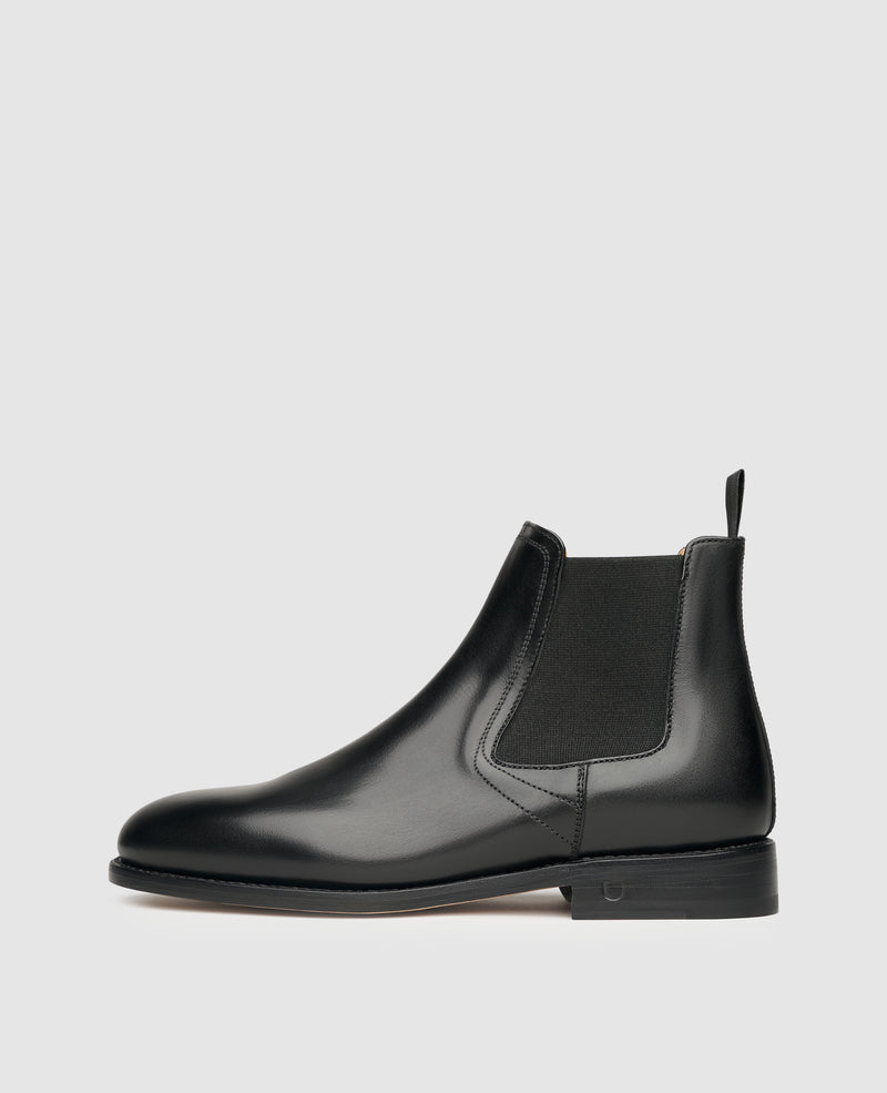 Shoepassion Rahmengenähter Damen Chelsea Boot aus Kalbsleder Henry Stevens Shoepassion