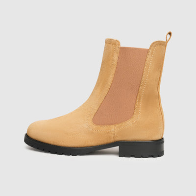 Wildleder- und Veloursleder-Stiefel für Damen