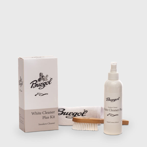 Junior White Cleaner Plus KIT Sneakerpflege von Burgol Shoepassion