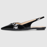 GEORGIE SLINGBACK - Black