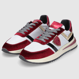 TROPEZ 2.1 LOW WOMAN - Silver/Bordeaux