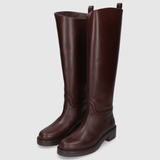 CELIA RIDING BOOT - Walnut