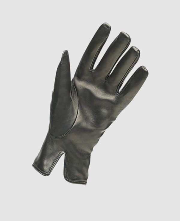 Herrenhandschuhe mit Steppung - schwarz