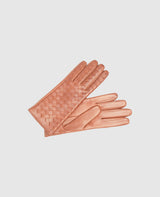 Handschuhe mit Steppung - Rotbraun