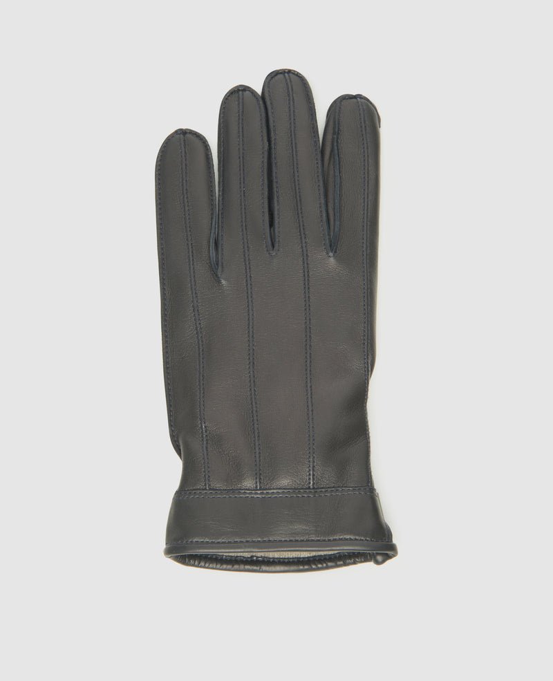 Handschuhe mit Zipper - Dunkelblau
