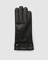 Handschuhe mit Druckknopf - Schwarz