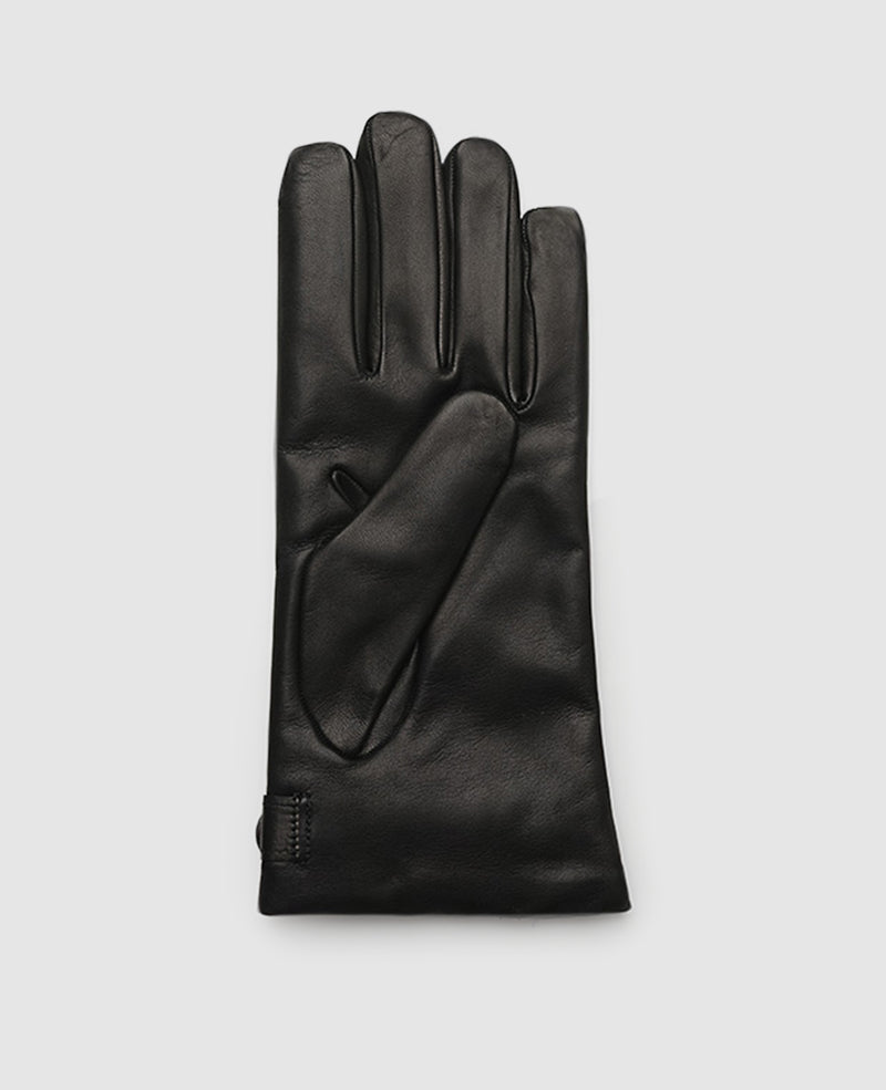 Handschuhe mit Druckknopf - Schwarz